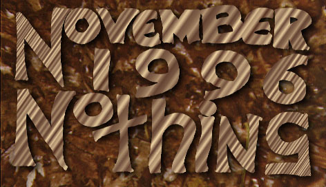 NOVEMBER 1996 NOTHING